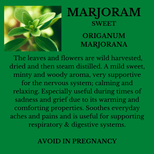 MARJORAM ESSENTIAL OIL